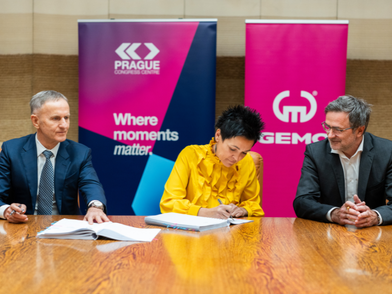 Podepsali jsme smlouvu na výstavbu nové výstavní haly Kongresového centra Praha 